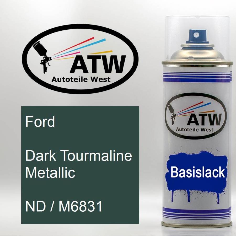 Ford, Dark Tourmaline Metallic, ND / M6831: 400ml Sprühdose, von ATW Autoteile West.